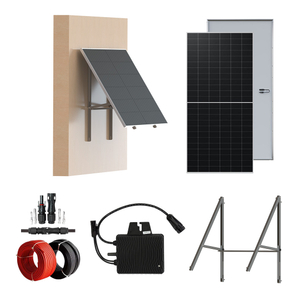 Single-panel Solar Power System on Grid Solar Kit Adjustable Solar Panel Balcony Wall Mounting