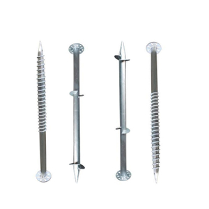 Helical Piles Screw Piles Foundatioin Ground Screw for Solar Panel