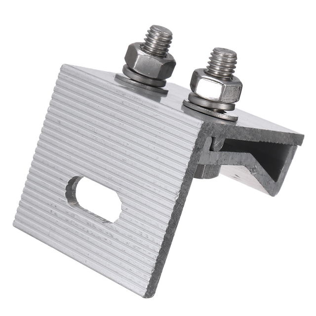 نظام تركيب سقف الألواح الشمسية الألومنيوم المشبك الشمسي