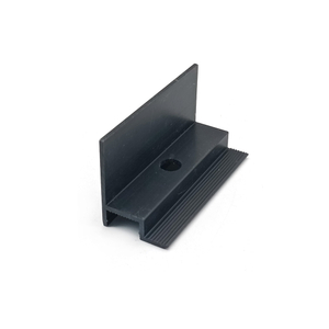 Customized Solar Panel Aluminum Black Clamp Clip End Clamp for Solar Mounting System