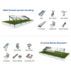 Single Pole Solar Panel Ground Mounting Solar PV Structure System Single Column Support