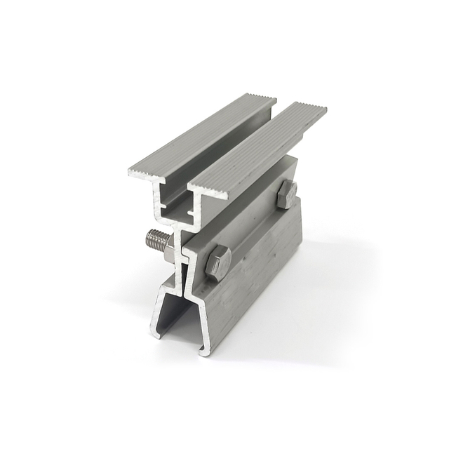 Aluminum Solar Fixing Clamps Solar Clamp for Metal Roof Mounting System