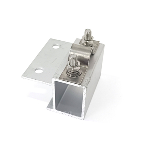 الصين مصنع الألومنيوم الطاقة الشمسية الكهروضوئية تصاعد المشبك OEM نهاية المشبك