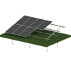 Double Pole Solar Panel Ground Mounting Solar PV Structure System Ground Screw Foundation