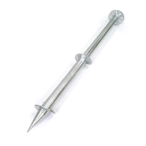 الصين HDG حلزوني الأرض مرساة شفرات لولبية جولة رمح الأرض الأرض المسمار