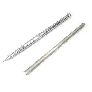 HDG الأرض المسمار الأرض مرساة كومة حلزونية تواصل مع الجوز والترباس