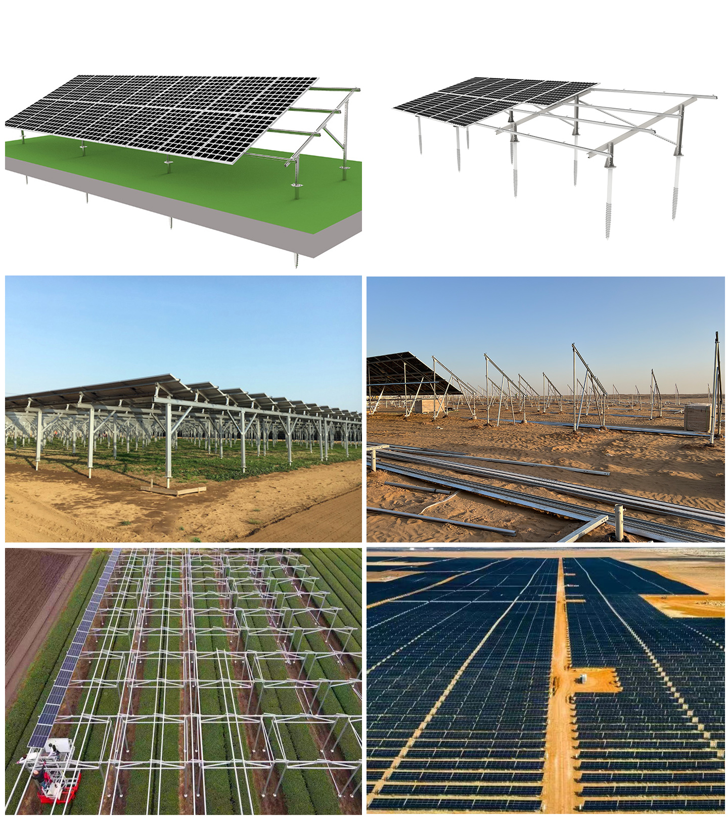 Ground solar mounting