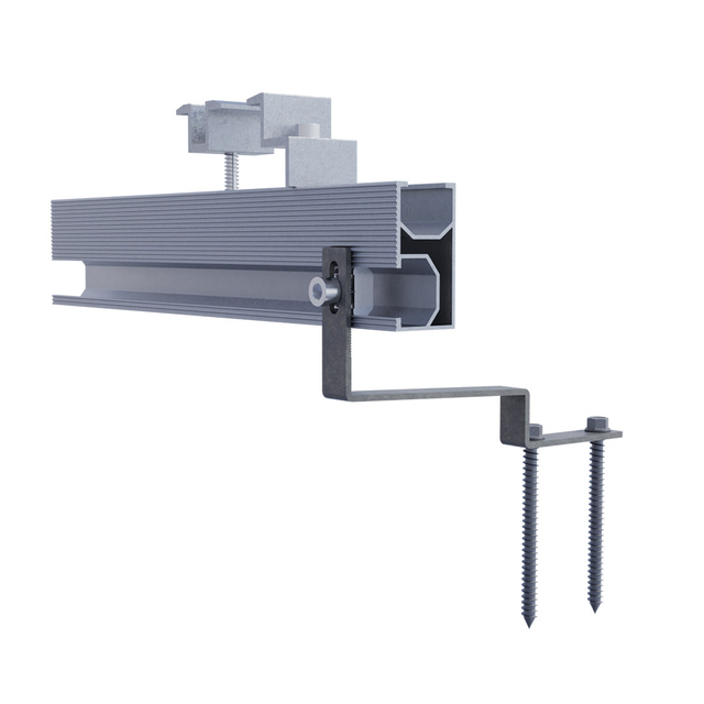 Solar Panel Roofing Asphalt Shingles Hook Kits Metal Sheet Solar Roof Tiles Photovoltaic Mounting System