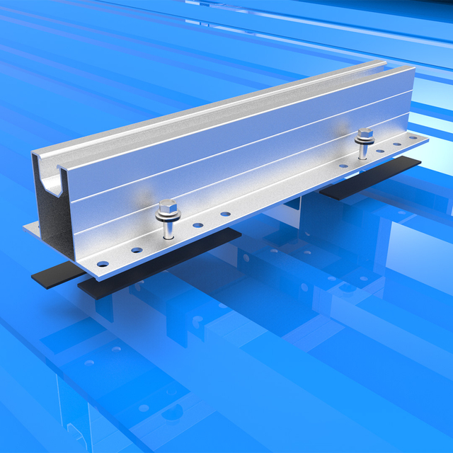 Алюминиевый мини-рейк для крепления на солнечной панели, комплект стеллажей для системы крепления металлической крыши