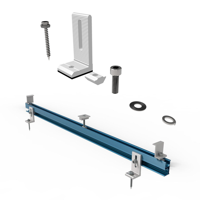 Солнечная панель L-образные кронштейны для крепления на металлической крыше