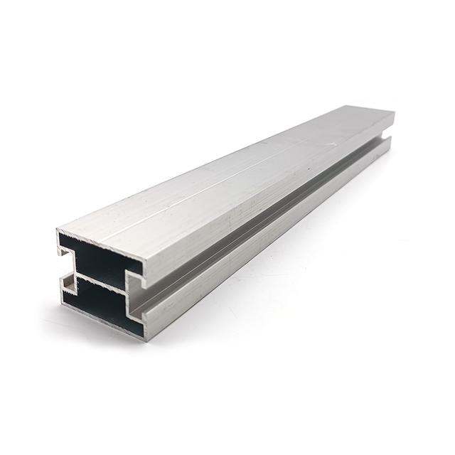 نظام تركيب الألواح الشمسية طقم تركيب الكهروضوئية للسكك الحديدية المخصصة للألمنيوم المبثوق