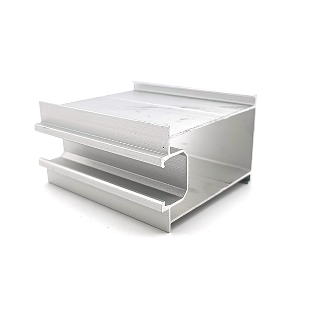 ملف الألمنيوم للسكك الحديدية الشمسية لنظام تركيب الألواح الشمسية الأرضية