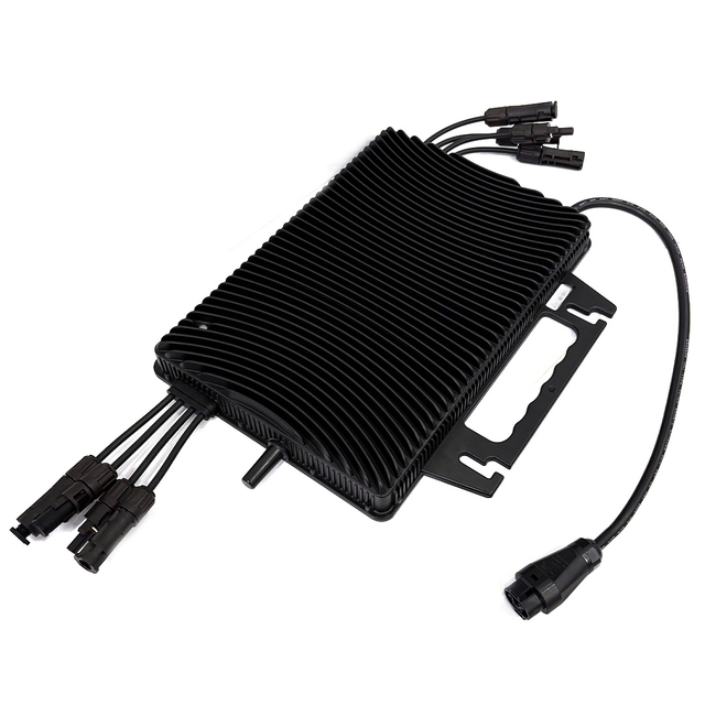 لوحة شمسية 2000 وات عاكس صغير منزلي مع 4 MPPTs لنظام تركيب الشرفة/السقف بالطاقة الشمسية