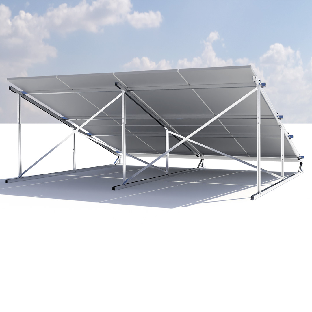 Adjustable Tripod Solar Flat Roof Mount Flat Roof Mounting Solutions