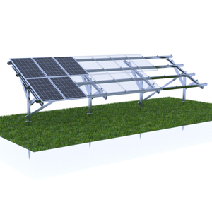 Single Pole Solar Panel Ground Mounting Solar PV Structure System Single Column Support