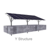 Single Pole Solar Panel Ground Mounting Solar PV Structure System Single Column Support
