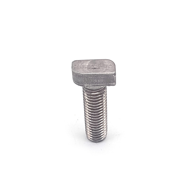 A2-70 Stainless Steel 316 304 T Slot Shaped Track Bolt for Solar Mounting System T Bolt