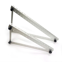 مثلث قابل للتعديل قوس للشرفة لوحة طاقة شمسية الطاقة الشمسية الألومنيوم زاوية السكك الحديدية