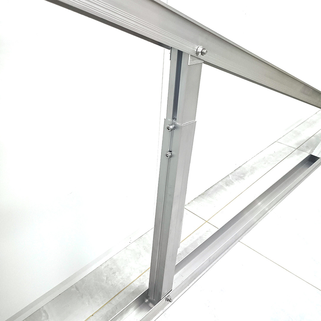 Регулируемая структура установки плоской крыши регулируемыми системами вешалок держателя панели солнечной энергии балластированная алюминиевая