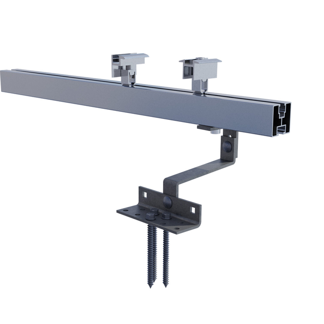 لوحة للطاقة الشمسية قابل للتعديل سقف البلاط هوك تصاعد قوس السكك الحديدية والمشبك الشمسي لتركيب سقف البلاط الشمسي