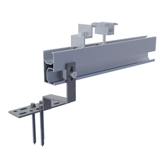 Solar Panel System Fixed Hook Tile Roof Mounting Brackets for Solar Tile Roof Mounting Structure