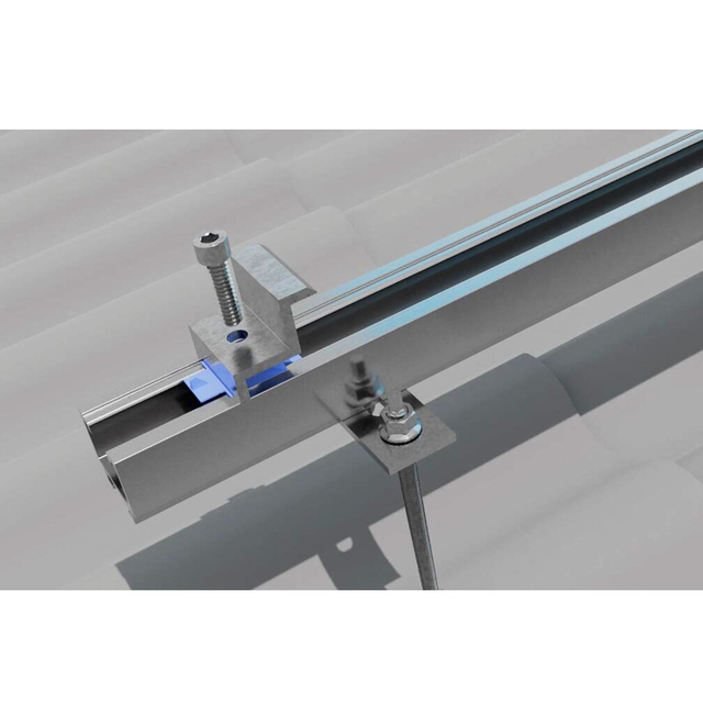 Солнечная система крепления солнечной батареи на металлической крыше с подвесным болтом для солнечной батареи