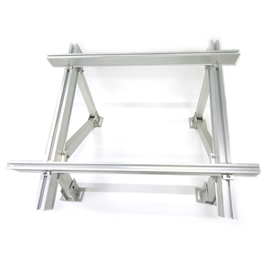 هيكل قوس الطاقة الشمسية من الألومنيوم نظام تركيب قابل للتعديل على الأرض في الهواء الطلق