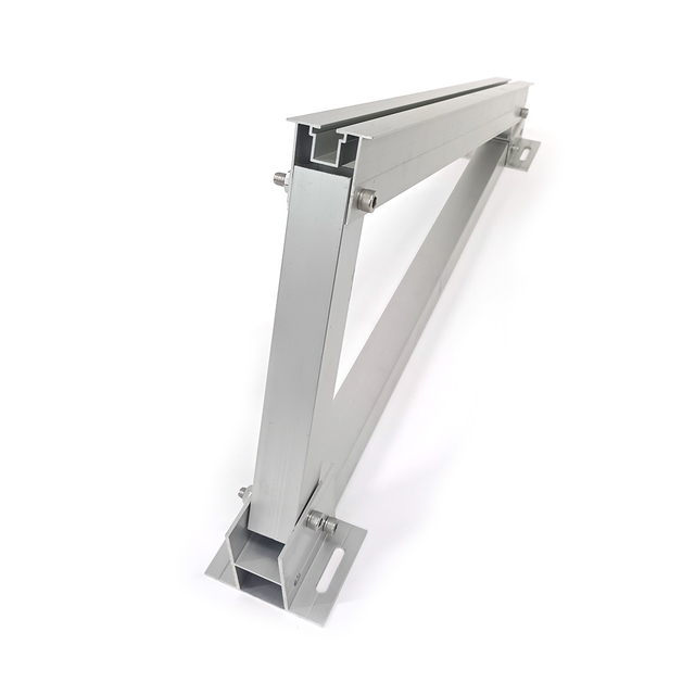 Треугольная система солнечного кронштейна из алюминиевого балласта для системы крепления солнечной энергии на крыше 